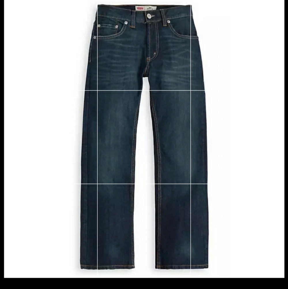 LEVIS'S | 505 Regular Fit Big Boys Jeans/10 25x26